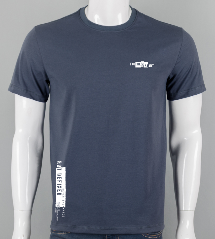 Футболка чоловіча Future 2616м (Уп.4шт M-XXL), Графіт 1