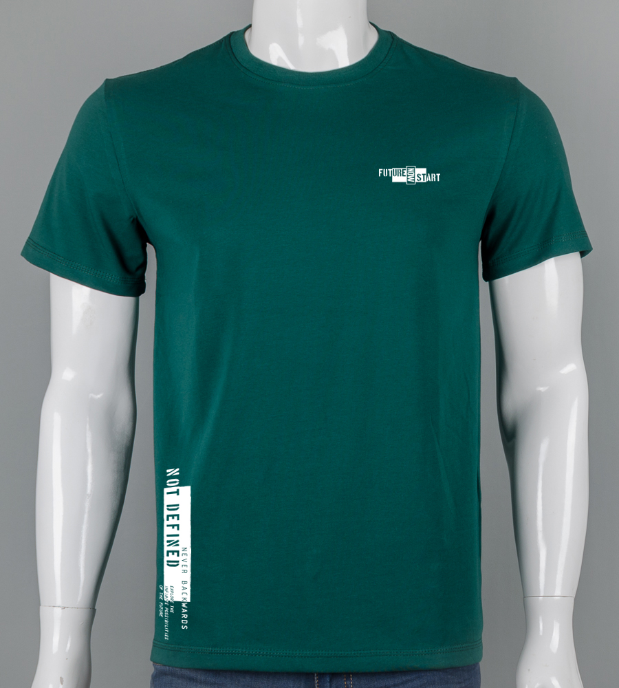Футболка чоловіча Future 2616м (Уп.4шт M-XXL), Смарагдовий 1