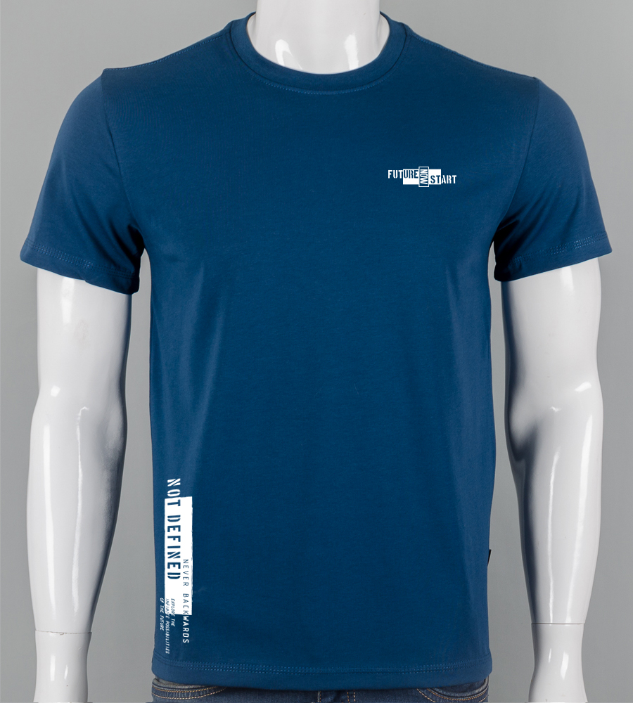 Футболка чоловіча Future 2616м (Уп.4шт M-XXL), Петроль 1