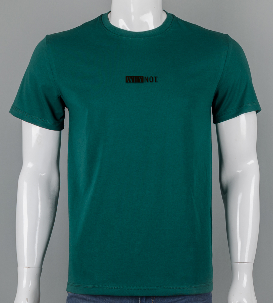 Футболка чоловіча Why Not 2614м (Уп.4шт M-XXL), Смарагдовий 1