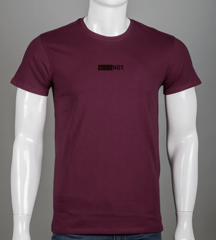 Футболка чоловіча Why Not 2614м (Уп.4шт M-XXL), Марсала 1
