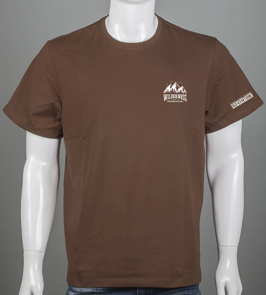 Футболка супер-батал Wilderness 2405вб (Уп.2шт 7XL,8XL), Коричневий 1