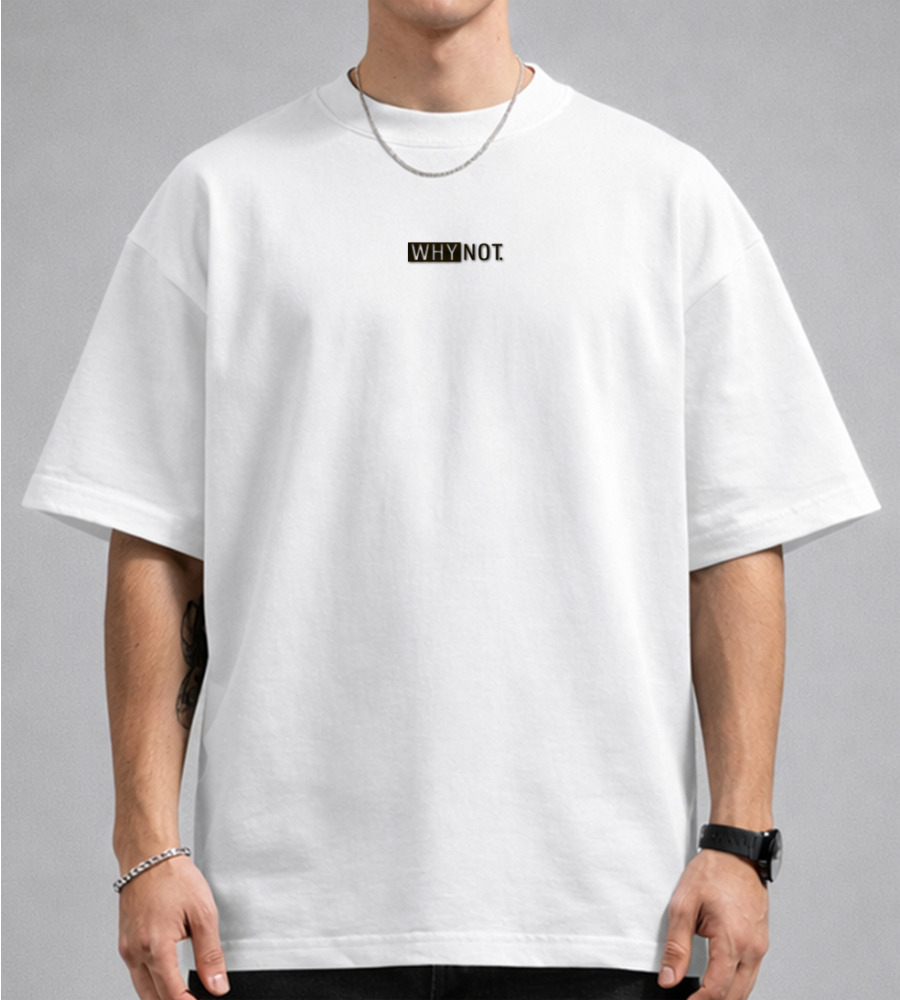 Футболка оверсайз Стрейч Why Not 4614м (Уп.4шт M-XXL), Білий 1