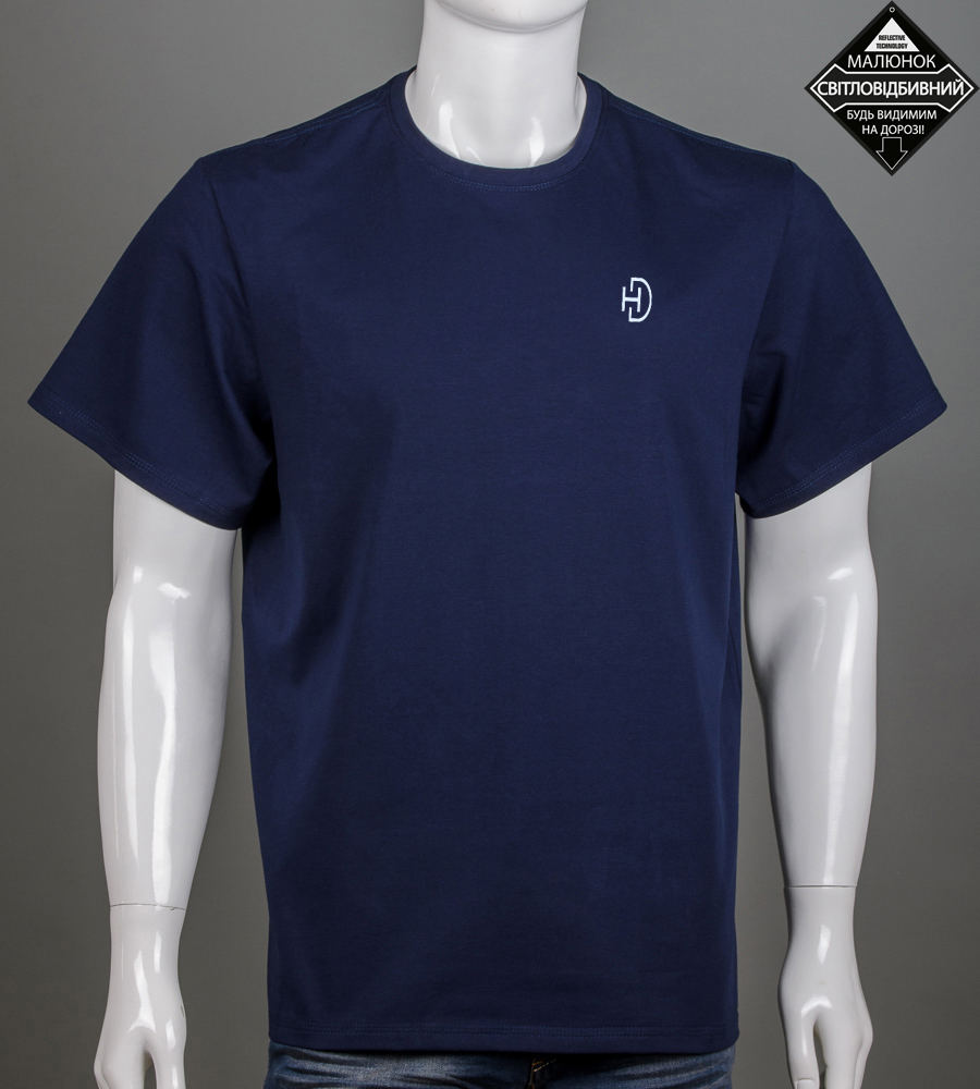 Футболка супер-батал HD reflective 2602вб (Уп.2шт 7XL,8XL), Темно-синій 1