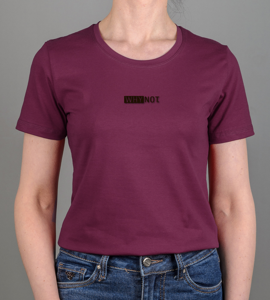 Футболка жіноча Why Not 2614ж (Уп.4шт M-XXL), Марсала 1