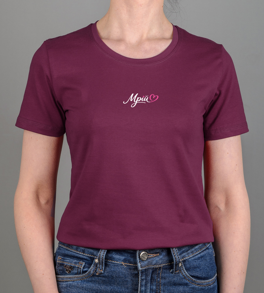 Футболка жіноча Мрій 2618ж (Уп.4шт M-XXL), Марсала 1