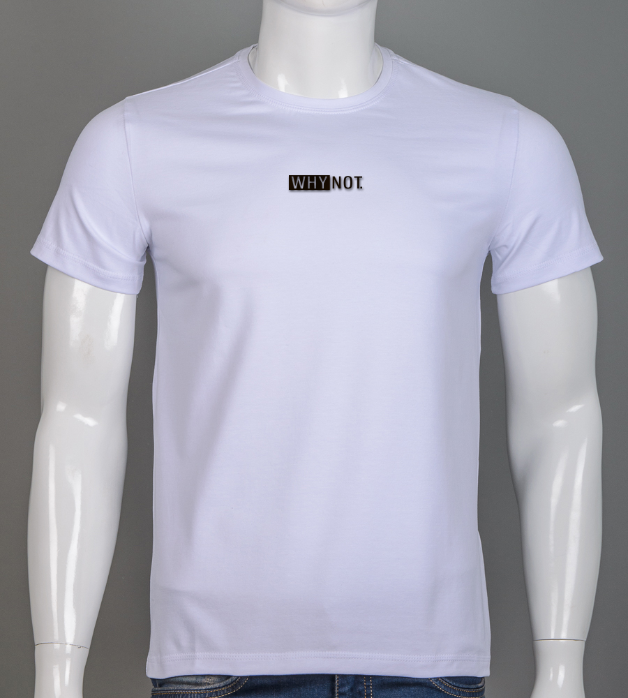 Футболка чоловіча Why Not 2614м (Уп.4шт M-XXL), Білий 1