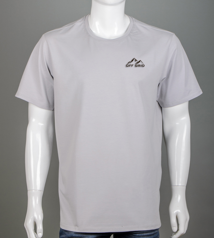 Футболка батал Off grid 2621б (Уп.4шт 3XL,4XL), Світло-сірий 1