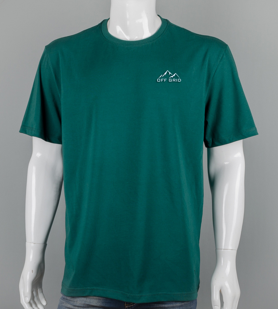 Футболка батал Off grid 2621б (Уп.4шт 3XL,4XL), Смарагдовий 1