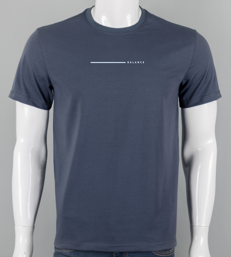 Футболка чоловіча Balance 2623м (Уп.4шт M-XXL), Графіт 1