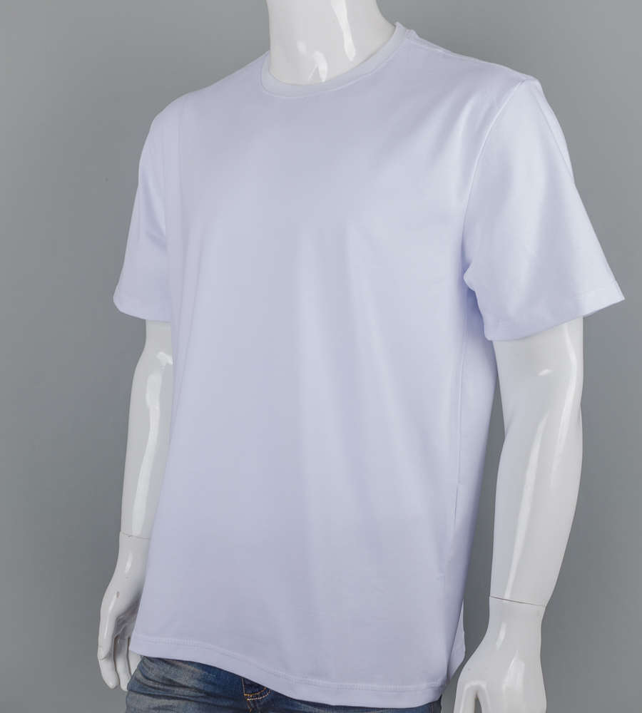 Футболка супер-батал Однотонна 2300вб (Уп.2шт 7XL,8XL), Білий 1