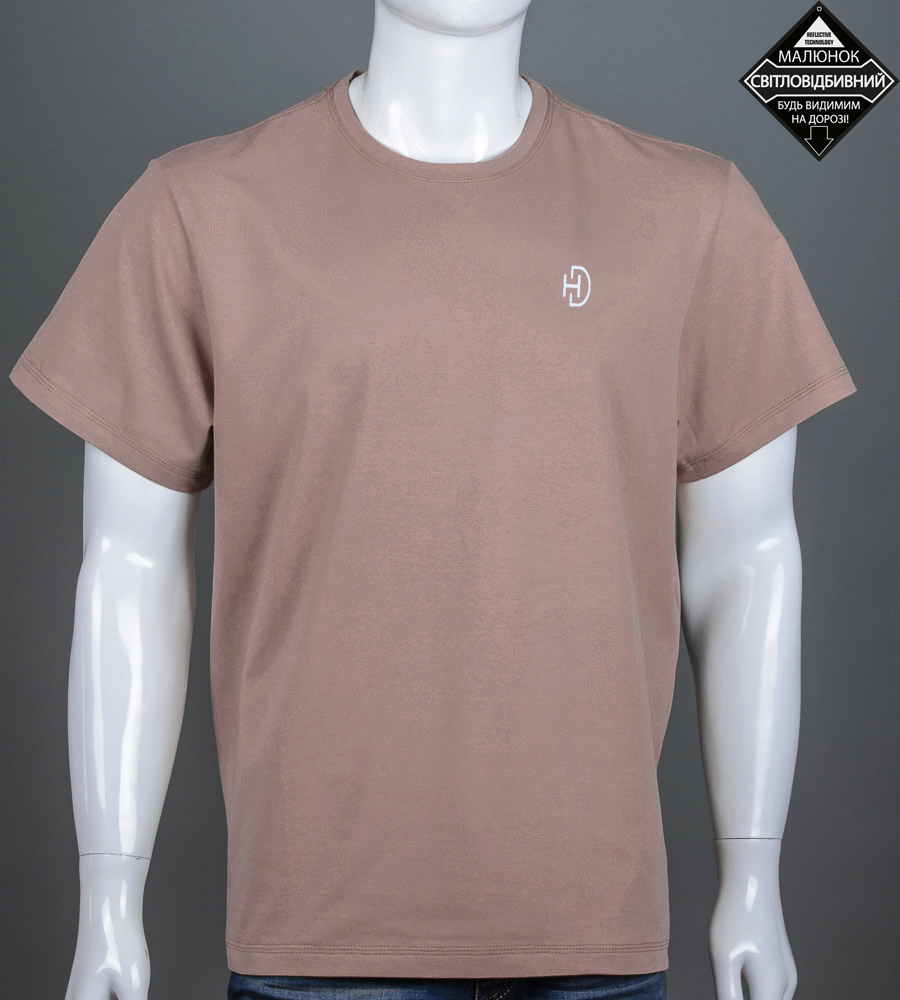 Футболка супер-батал HD reflective 2602сб (Уп.2шт 5XL,6XL), Капучино 1