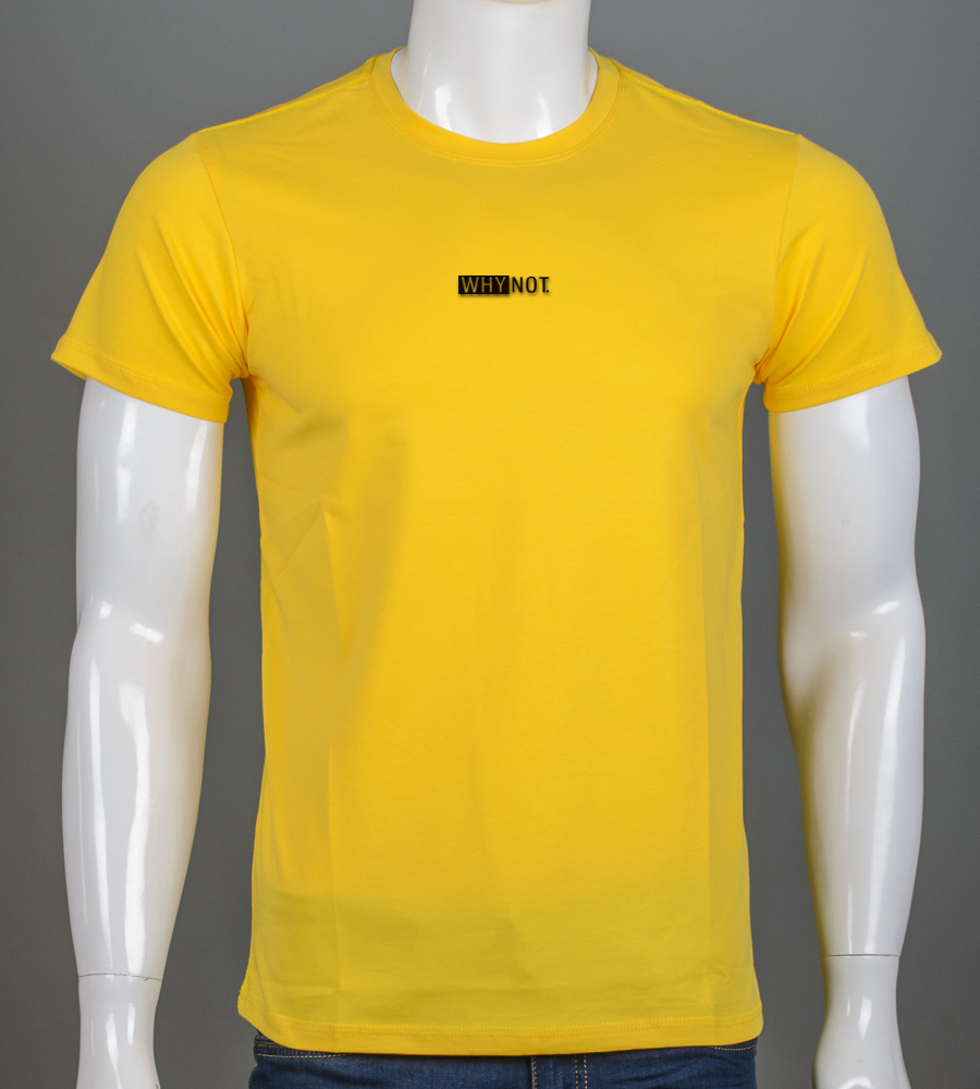 Футболка чоловіча Why Not 2614м (Уп.4шт M-XXL), Жовтий 1