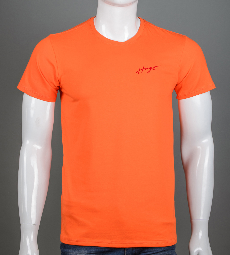 Футболка чоловіча 2619м (Уп.4шт M-XXL), Фіолет, Помаранч 1