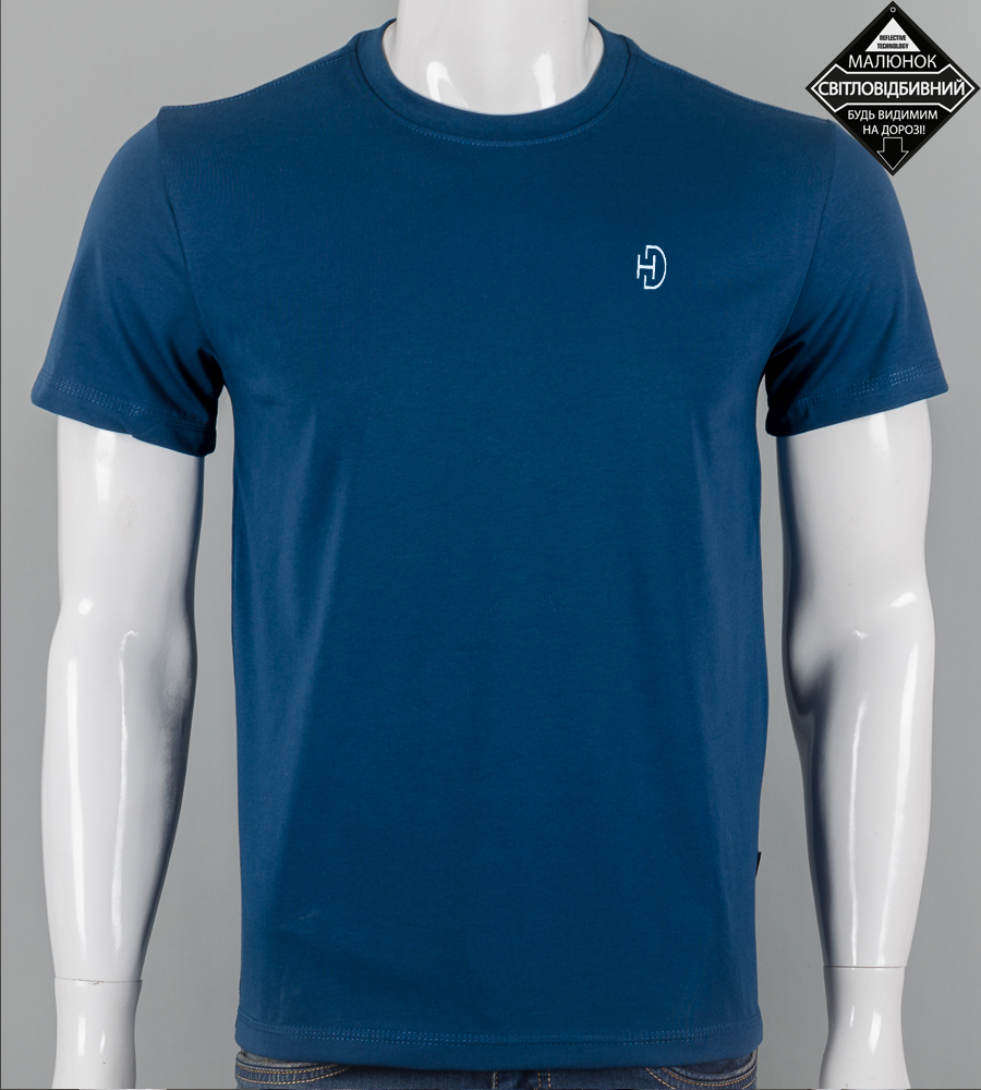 Футболка чоловіча HD reflective 2602м (Уп.4шт M-XXL), Петроль 1
