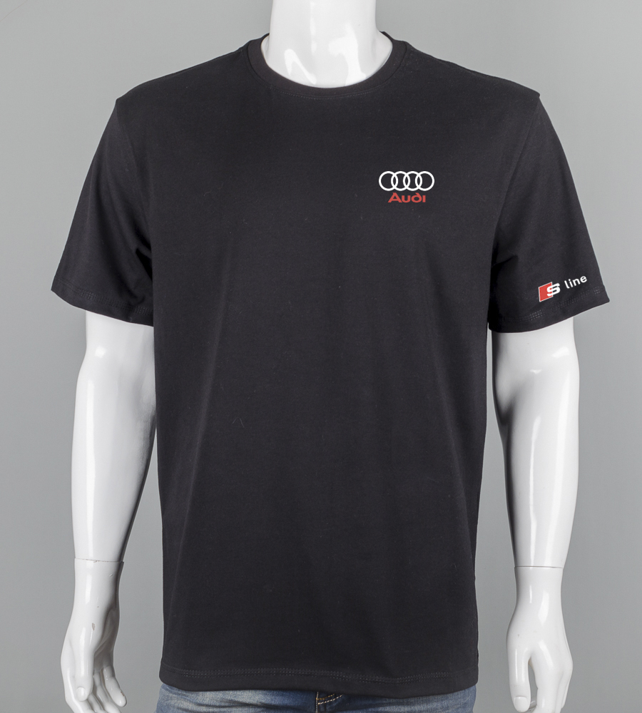 Футболка батал AUDI 2250б (Уп.4шт 3XL,4XL), Чорний 1