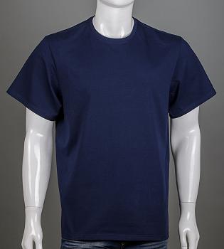 Футболка супер-батал Однотонна 2300сб (Уп.2шт 5XL,6XL), Темно-синій