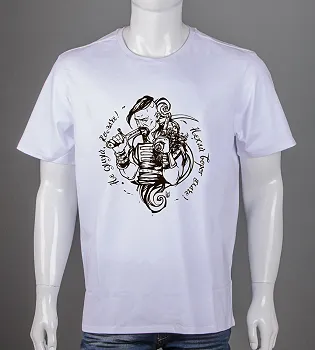 Футболка батал Козак 2503б (Уп.4шт 3XL,4XL), Білий