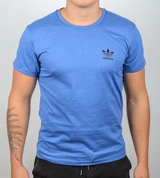 Футболка МЕЛАНЖ ADIDAS 1111м (Уп.4шт M-XXL), Електрик меланж