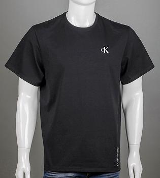Футболка супер-батал Calvin Klein 2418сб (Уп.2шт 5XL,6XL), Чорний