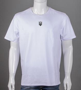 Футболка батал Тризуб 2401б (Уп.4шт 3XL,4XL), Білий