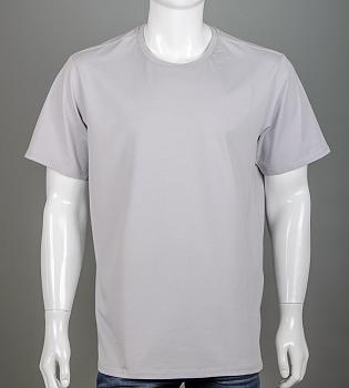 Футболка батал Однотонна 2300б (Уп.4шт 3XL,4XL), Світло-сірий