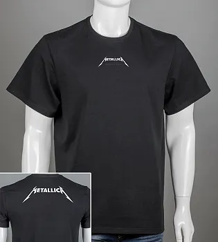 Футболка батал Metallica 2413б (Уп.4шт 3XL,4XL), Чорний