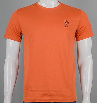 Футболка 100% Х/Б Calvin Klein 4260м (Уп.4шт M-XXL), Цегляний
