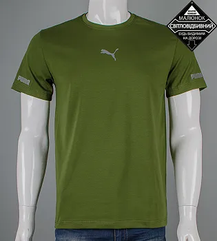 Футболка чоловіча Puma Reflective Хакі 2431м (1шт), M
