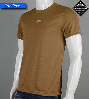 Футболка Coolpass New Balance Reflective 5515м (Уп.4шт M-XXL), Койот