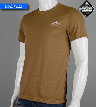 Футболка Coolpass Wild Life Reflective 5516м (Уп.4шт M-XXL), Койот