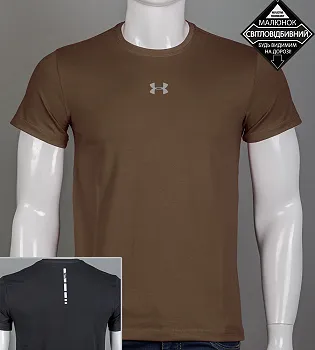 Футболка чоловіча Under Armour Reflective Коричневий 2424м,  (1шт), M