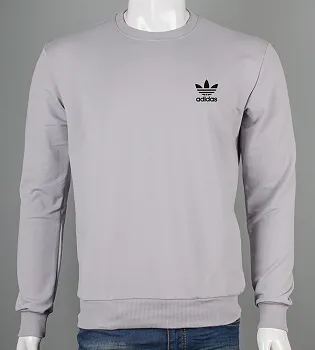 Світшот чоловічий ADIDAS 7111с (Уп.4шт M-XXL), Світло-сірий