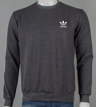 Світшот чоловічий ADIDAS 7111с (Уп.4шт M-XXL), Т.Сірий меланж