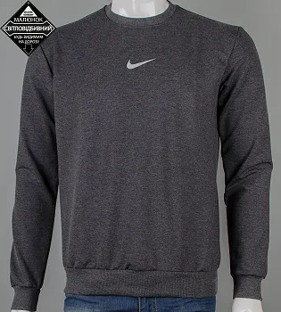 Світшот чоловічий Nike Reflective 7430с (Уп.4шт M-XXL), Т.Сірий меланж