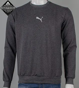 Світшот чоловічий Puma Reflective 7431с (Уп.4шт M-XXL), Т.Сірий меланж