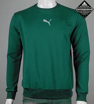 Світшот тринитка Puma Reflective 8431с (Уп.4шт M-XXL), Темно-зелений