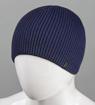 Шапка чоловіча 4-кл. без відвороту (С2215), Темно-синій