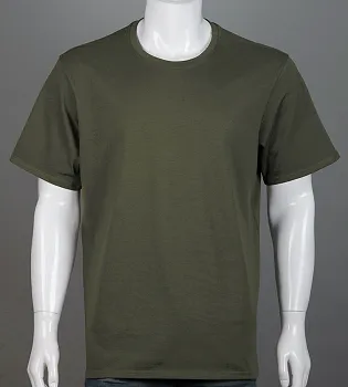 Футболка супер-батал Однотонна 2300сб (Уп.2шт 5XL,6XL), Хакі