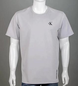 Футболка супер-батал Calvin Klein 2418сб (Уп.2шт 5XL,6XL), Світло-сірий