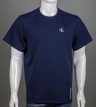 Футболка супер-батал Calvin Klein 2418сб (Уп.2шт 5XL,6XL), Темно-синій