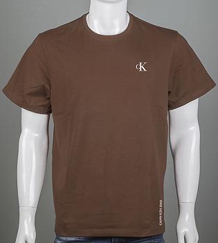 Футболка супер-батал Calvin Klein 2418сб (Уп.2шт 5XL,6XL), Коричневий