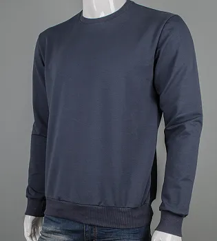 Світшот чоловічий Однотонний 7300с (Уп.4шт M-XXL), Графіт