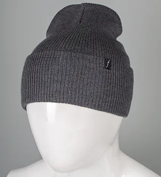 Бавовняна подвійна резинка з відворотом (С2325), Антрацит