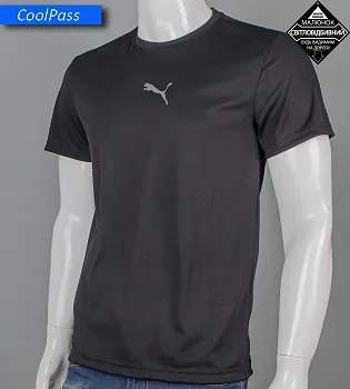 Футболка Coolpass Puma R 5438м (Уп.4шт M-XXL), Чорний
