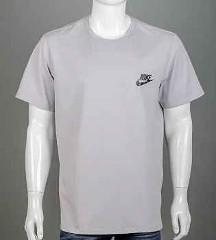 Футболка супер-батал NIKE 2109сб (Уп.2шт 5XL,6XL), Світло-сірий