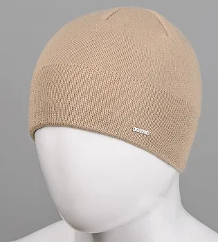 Чоловіча в'язана шапка на флісі Nord (15046), Капучино