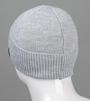 Шапка чоловіча з відворотом (C2104), Св.Сірий меланж