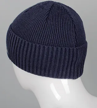 Шапка чоловіча з відворотом (240720), Темно-синій