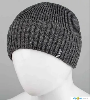 Шапка чоловіча з відворотом (С2321), Антрацит